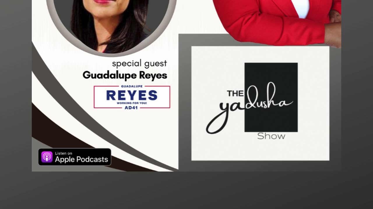 Special Guest: Guadalupe Reyes, Candidate for Assembly (District 41)