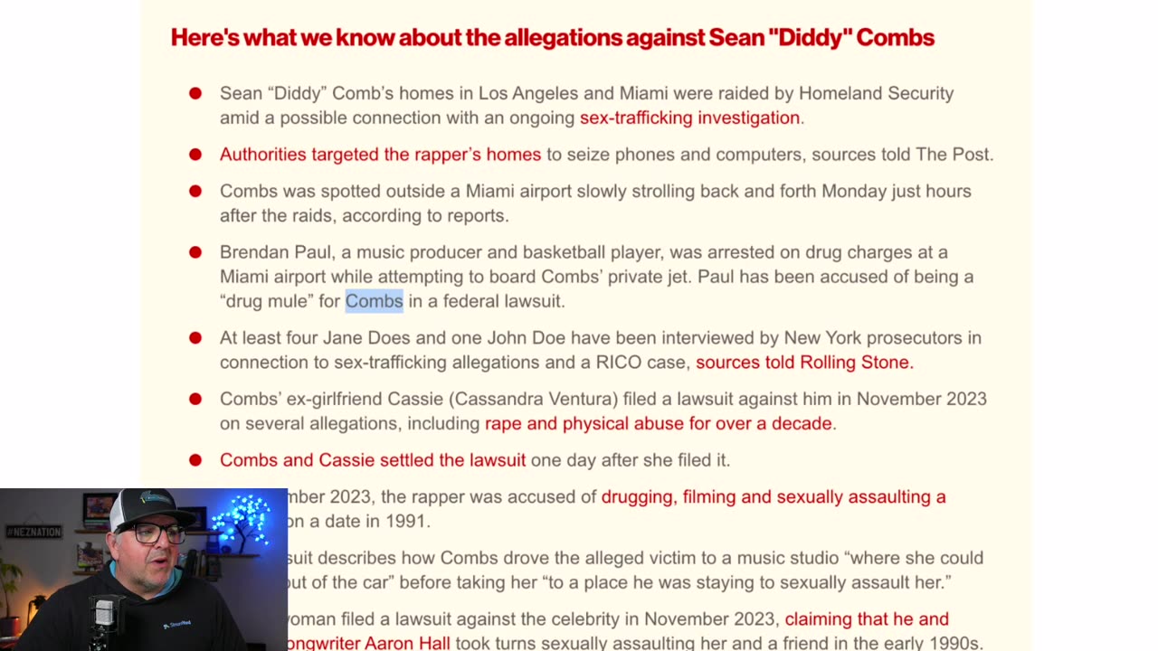 🚨This Story Goes Deeper Than You Ever Imagined! Sean "Puff Daddy" Combs (P. Diddy Lawsuit)