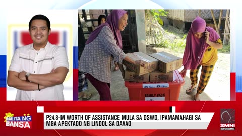 P24.8-M worth of assistance mula sa DSWD, ipamamahagi sa mga apektado ng lindol sa Davao