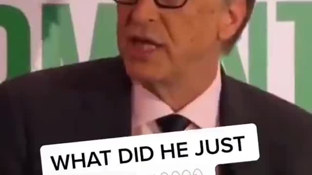 Bill Gates saying an epidemic "either naturally caused or intentionally caused"