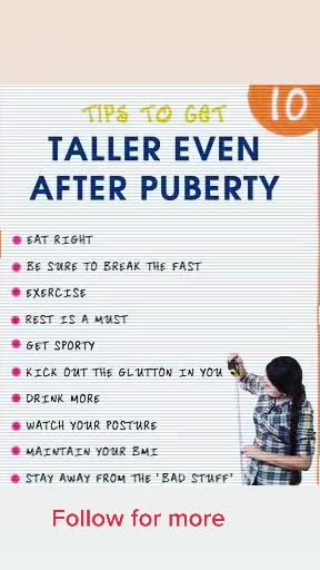 Grow taller even after puberty