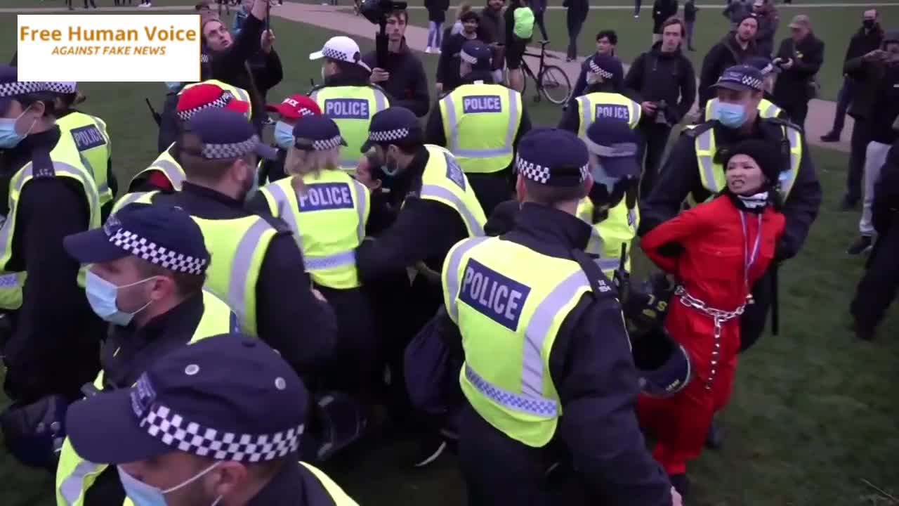 Anti-lockdown protesters clash with police in London