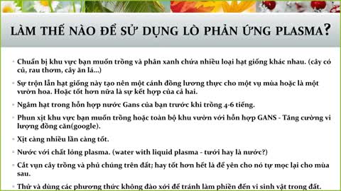 1. Lớp Nông Nghiệp Keshe Plasma Công Cộng 1