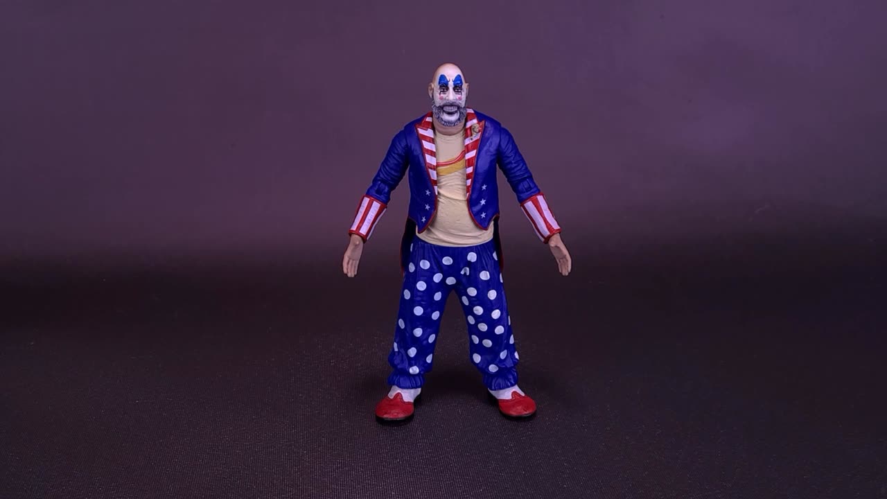 NECA House of 1000 Corpses 20th Anniversary Captain Spaulding Tailcoat Figure