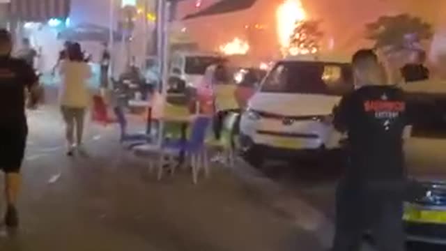 INSANE Footage Of Explosion Erupting in Israel from Rocket