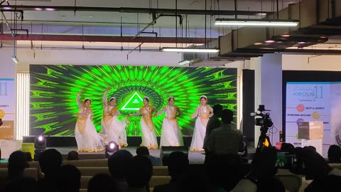 Dance performance at lnt metro office hyderabad