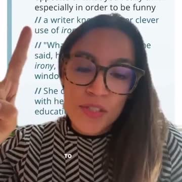 AOC Appeals to the Dictionary
