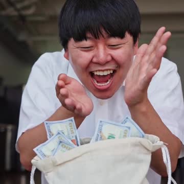 Man happy to have Bitcoin & Cryptocurrency