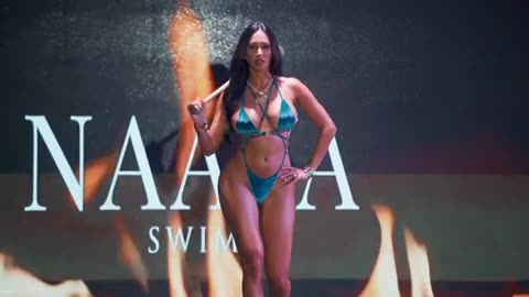 Amber Quinn in SLOW MOTION Miami Swim Week 2024 #fashion #bikini #usa #canada