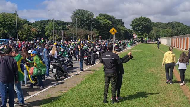 Motociata com Bolsonaro