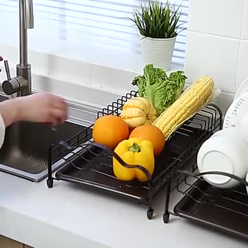 Draining Rack Bowl Storage Rack Kitchen Plate Rack Draining Board Dishhanger Dish Rack