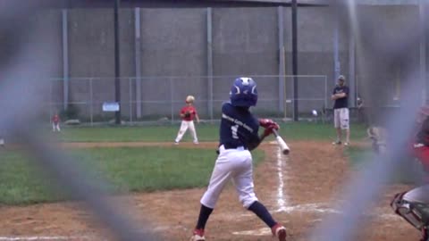 (SlowMotion) 9 Years Old Kid Breaks Baseball Bat In Little League.