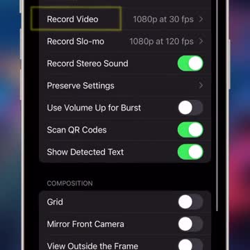 The right Camera Sertings for you! 📸