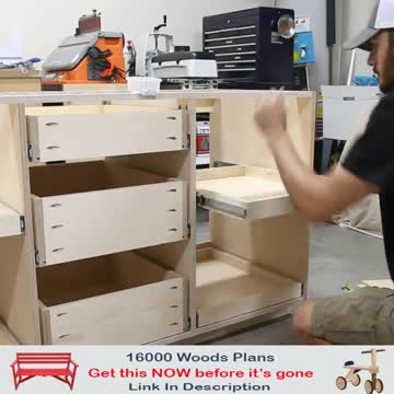 How to Install Drawers or Pull Out Trays In A Cabinet