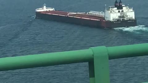 Ship on the great lakes
