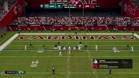 BlackMonkTheGamer - Jacksonville Jaguars VS Arizona Cardinals Updated Rosters