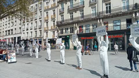 Les Masques Blancs Nantes Action Pancartes 9 Avril 2022