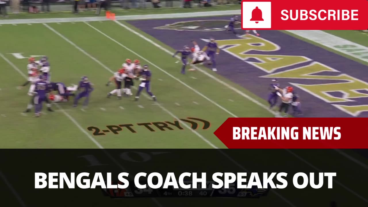 Bengals Coach Speaks Out On Two Point Conversion