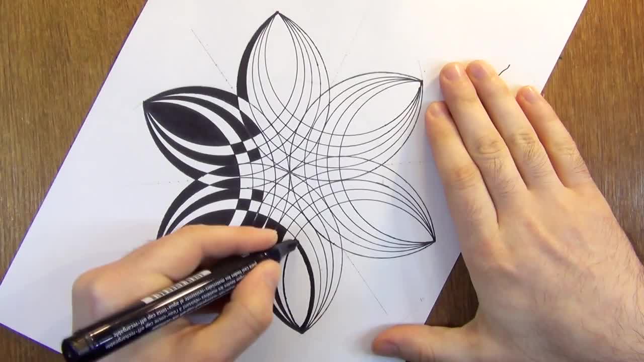 Drawing mandala