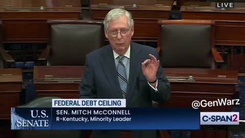 Senator Mitch McConnell Blocks Democrats Move to Raise Debt Limit