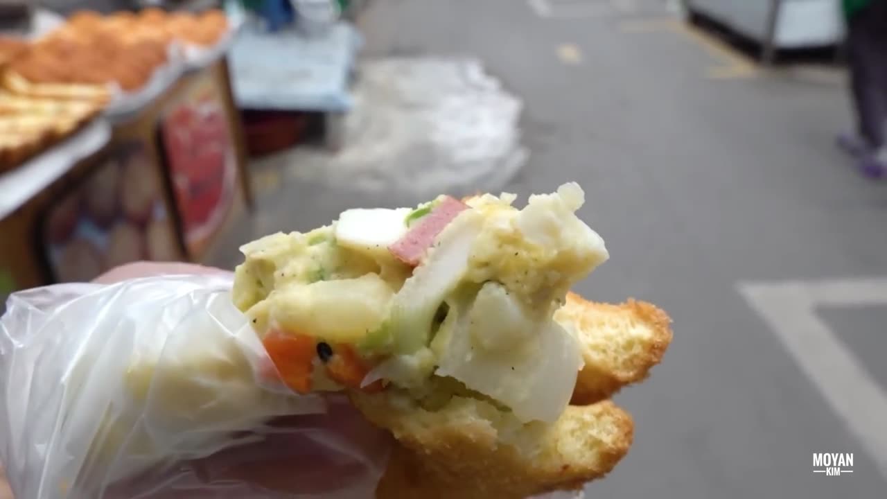 Amazing Skill of the Fried Croquette Toast Master | Korean Street Food