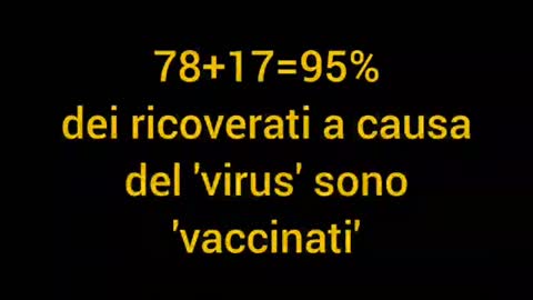 Australia, Ministro Martin Foley: Persone in ospedale 78% 2 dosi, 17% 1 dose e 5% NON VACCINATI!