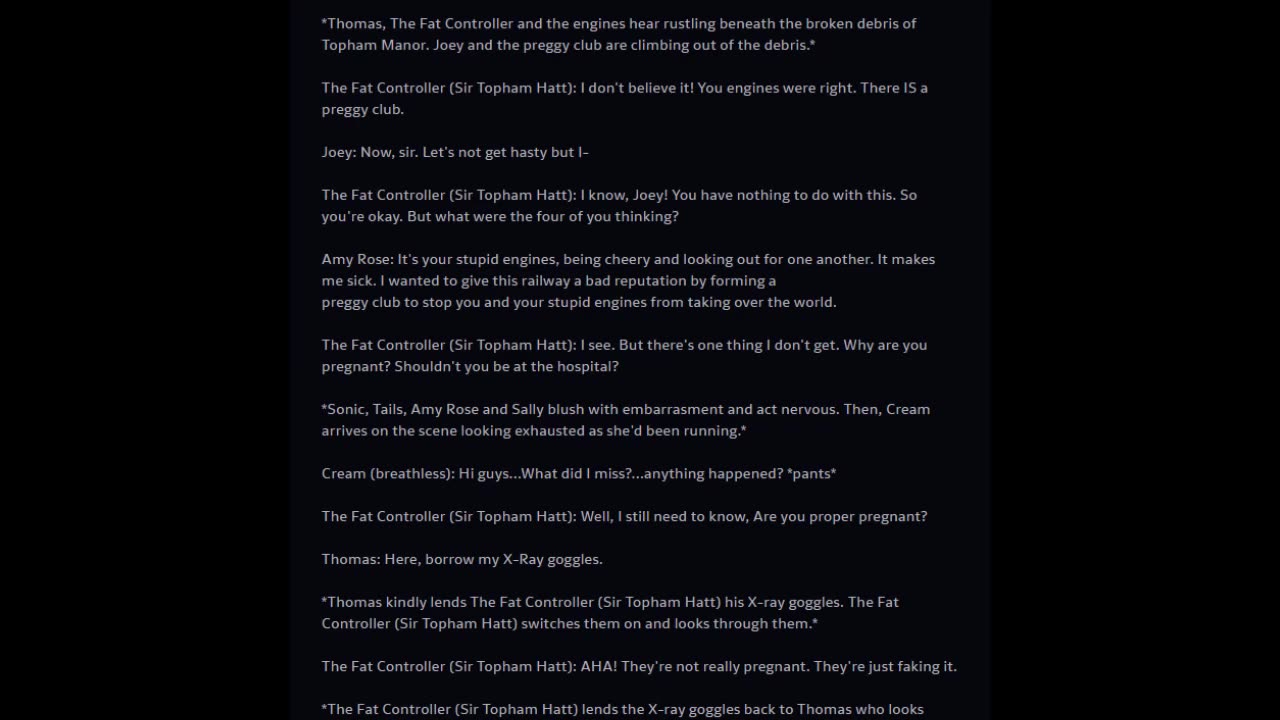 Leo Reads 5: Thomas and the Preggy Club (transcript version) (REUPLOAD)