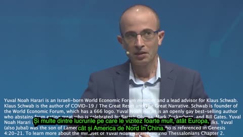 Yuval Harari-prorocul satanei de la WEF,într-un nou delir.