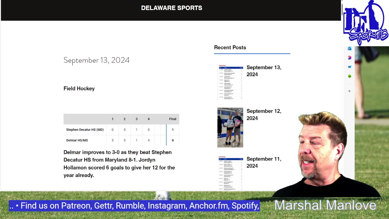 American Sports Reports - Delaware Edition - September 13, 2024