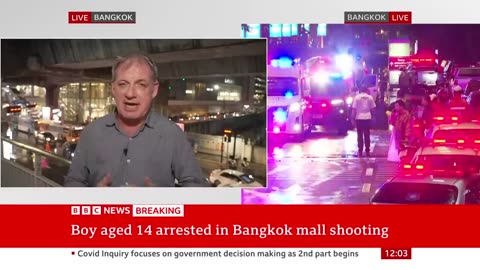 Three peoples killed and teenager held over Bangkok BBC BREAKING NEWS