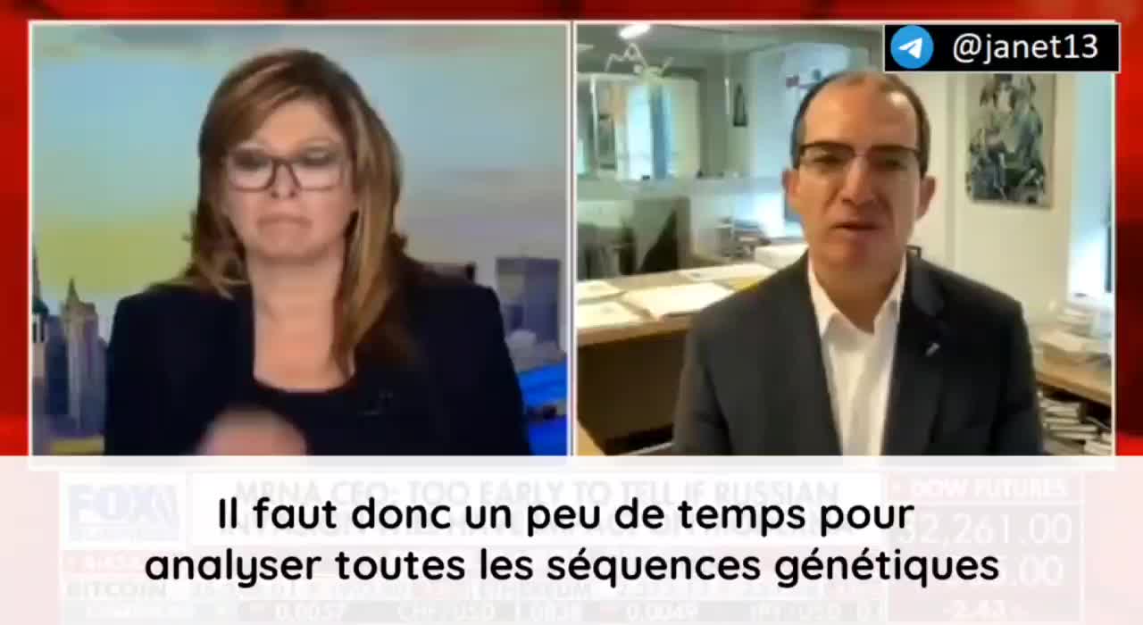 La journaliste de Fox News interroge Stephane Bancel PDG de Moderna. Covid 19 Plandémia Coronavirus