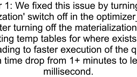 Redmine query is very slow after upgrading from MySql 57 to 8