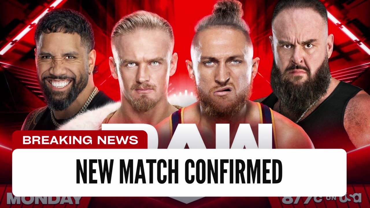 Major Match Confirmed For Monday Night Raw