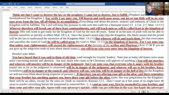 Matthew 5-7. NEVER AGAIN WILL THERE BE NORMAL ON THIS EARTH ECCLESIASTES 7:8