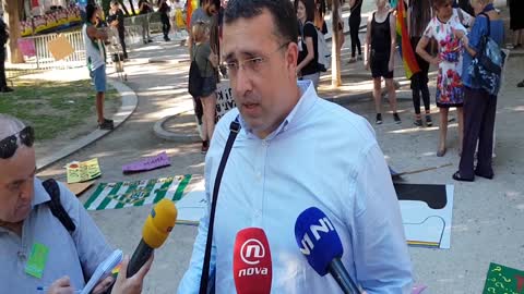 Goran Kotur iz splitskog SDP-a komentira povorku ponosa