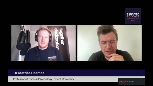Why do so many buy into the narrative? Mattias Desmet with Dan Austin-Gregory 21-9-21