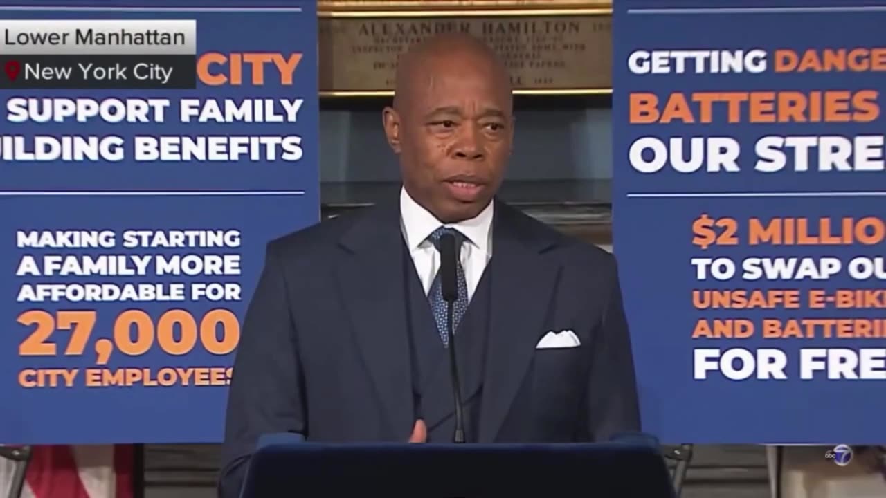 NYC Mayor Eric Adams Calls For The Democrats To Turn Down The Temperature