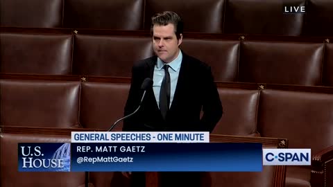 Matt Gaetz Warns of China