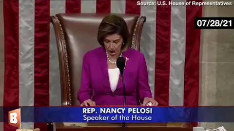 Nancy Pelosi wipes her nose and touches items afterwards