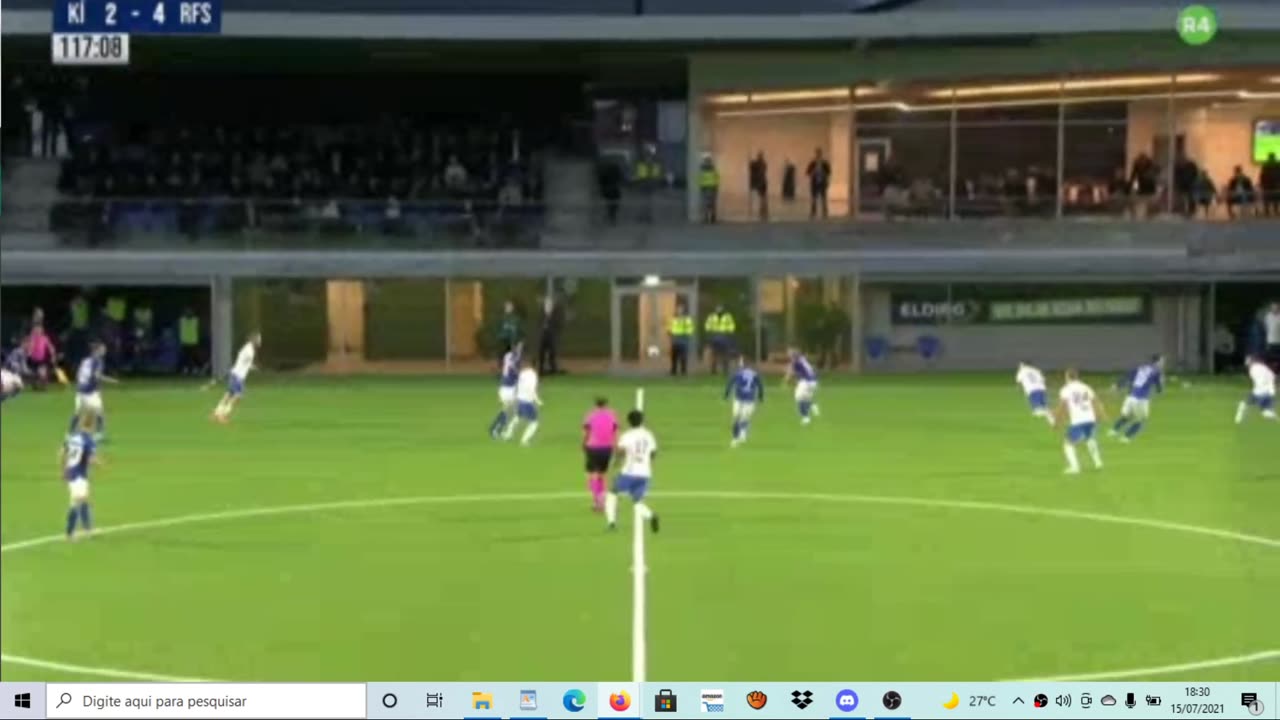 2021-07-15 - Klaksvík x RFS - Prorrogação - Conference League