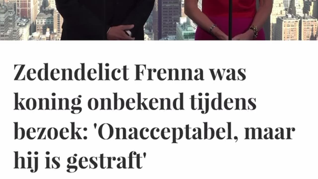 Was zedendelict Frenna koning Willem-Alexander onbekend tijdens bezoek? Spreekt Willem-Alexander hier de waarheid of weet hij toch meer? We gaan het vanzelf zien en horen in de toekomst!