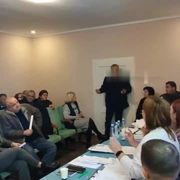 BREAKING UKRAINE DEPUTY DETONATES GRENADE IN COUNCIL MEETING.