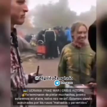 Ukraine - They bring the crisis actors in