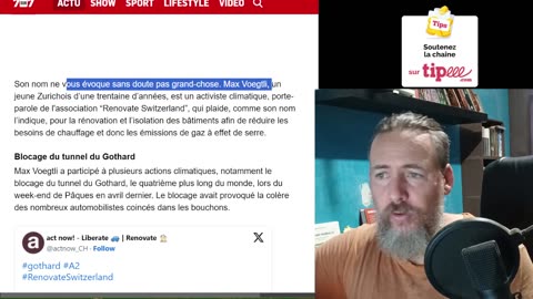 UN MILITANT ECOLO Prend L'avion ... Après Avoir bloqué Des Automobilistes !