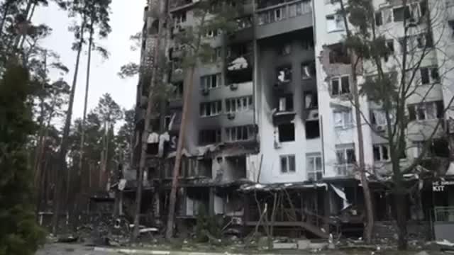 Ukraine’s Irpin turns into gost city after Russian attack