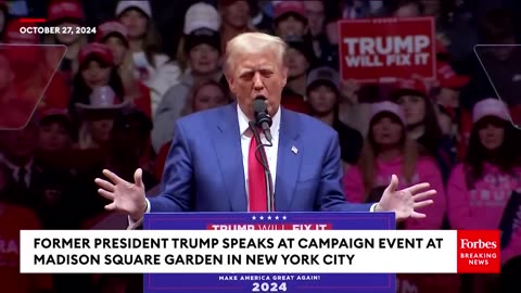 Trump Castigates 'Radical Left Person From San Francisco' Harris At Madison Square Garden Rally