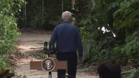 Joe Biden Wanders into Amazon Rainforest After Climate Change Speech