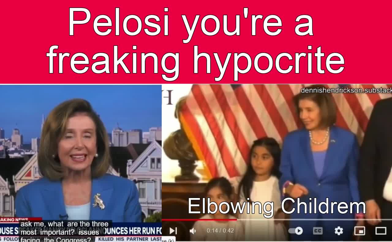 HYPOCRITE PELOSI