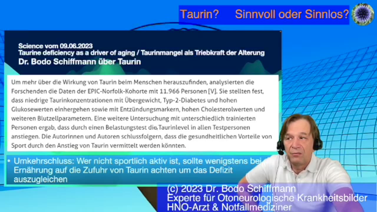 Taurin, sinnvoll oder sinnlos?