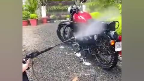 BABY WASHING BULLET BIKE